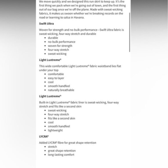 Lululemon Womens Pleat To Street Tennis Mini Skirt II In Floral Backdrop Size 10 - Picture 13 of 14